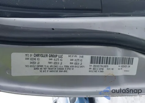 2010 Dodge Charger Sxt из США, поврежденный, VIN 2B3CA3CV7AH109878